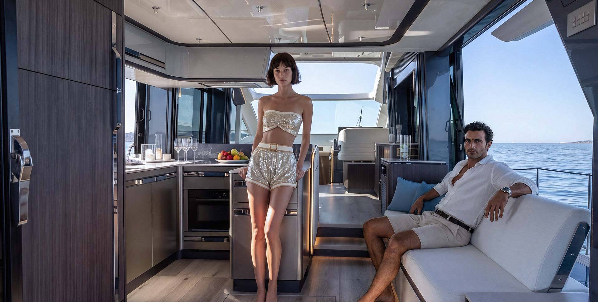 Яхта GALEON 570 SKY